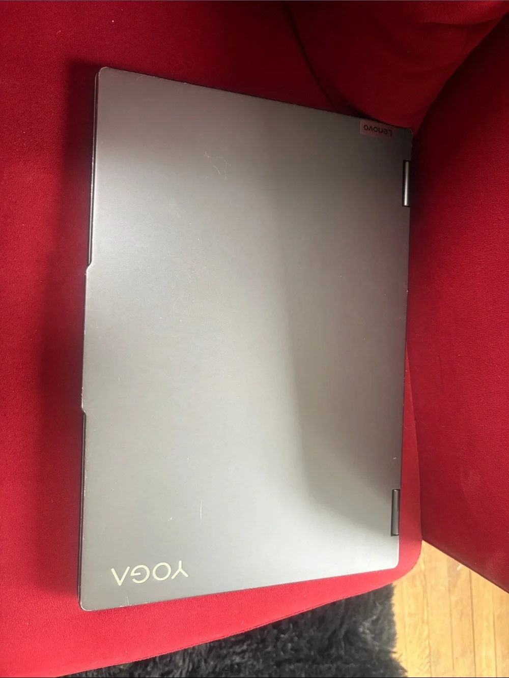 Lenovo laptop shown
